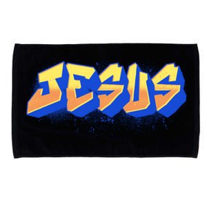 Jesus Graffiti Logo Microfiber Hand Towel