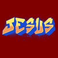 Jesus Graffiti Logo Cooling Performance Crew T-Shirt