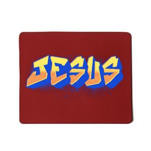 Jesus Graffiti Logo Mousepad