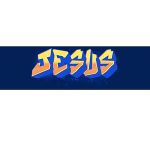 Jesus Graffiti Logo Bumper Sticker