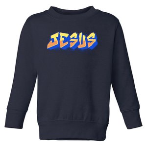 Jesus Graffiti Logo Toddler Sweatshirt