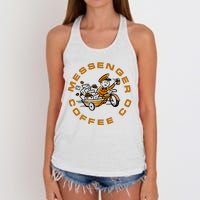 Joe Gatto Messenger Coffee Co Women's Knotted Racerback Tank