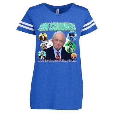 Jim Gardner Move Closer To Your World My Friend Enza Ladies Jersey Football T-Shirt