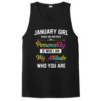 January Girl Makes No Mistake Birthday For January Girl PosiCharge Competitor Tank