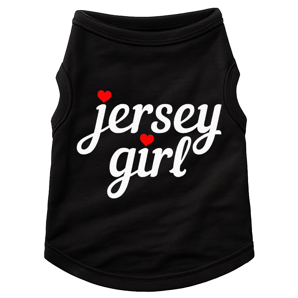 Jersey Girl New Jersey Heart Funny Cute New Jersey Pride Doggie Tank