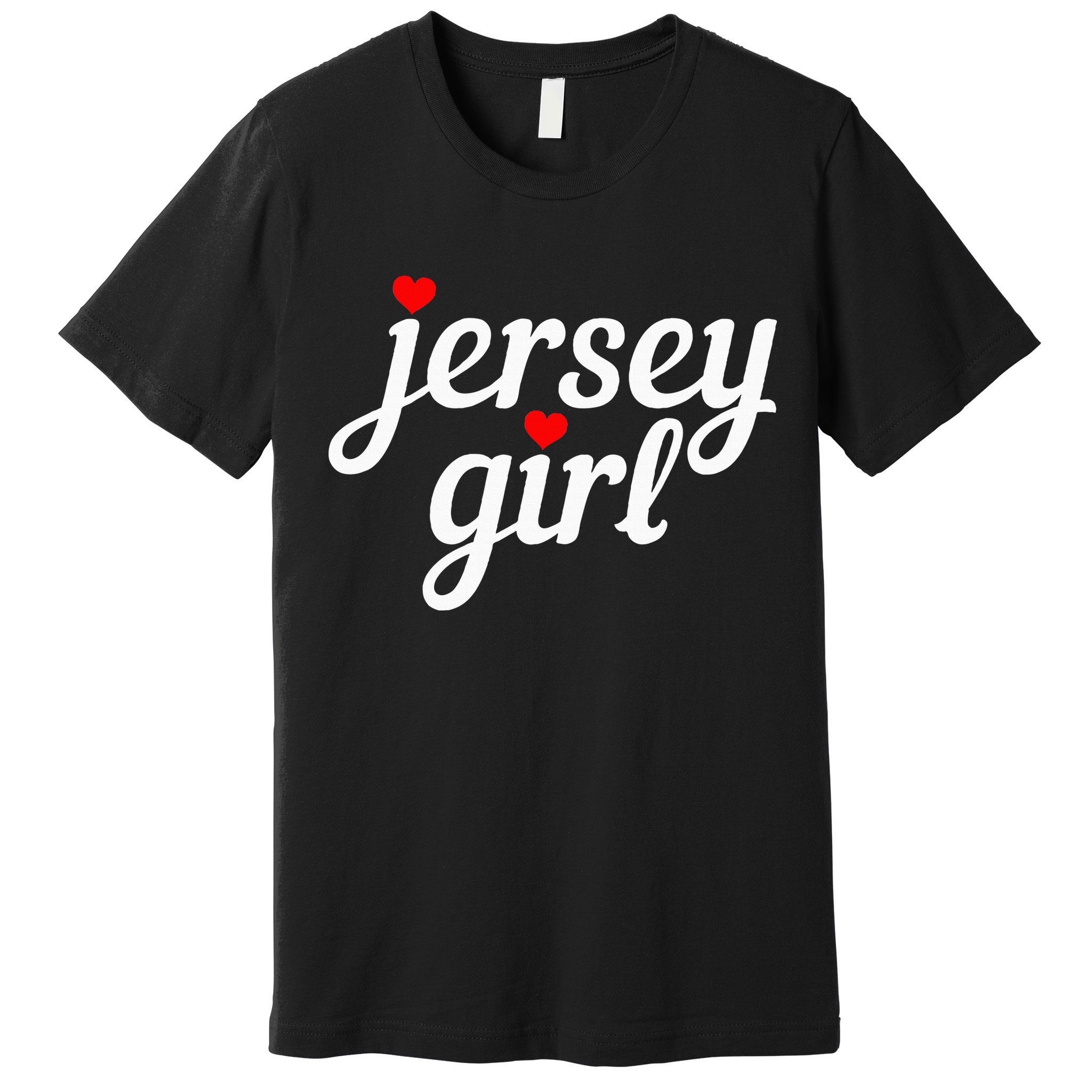 Jersey Girl New Jersey Heart Funny Cute New Jersey Pride Premium T-Shirt