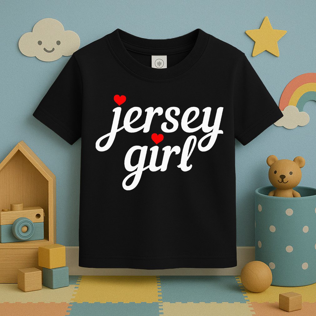 Jersey Girl New Jersey Heart Funny Cute New Jersey Pride Toddler T-Shirt
