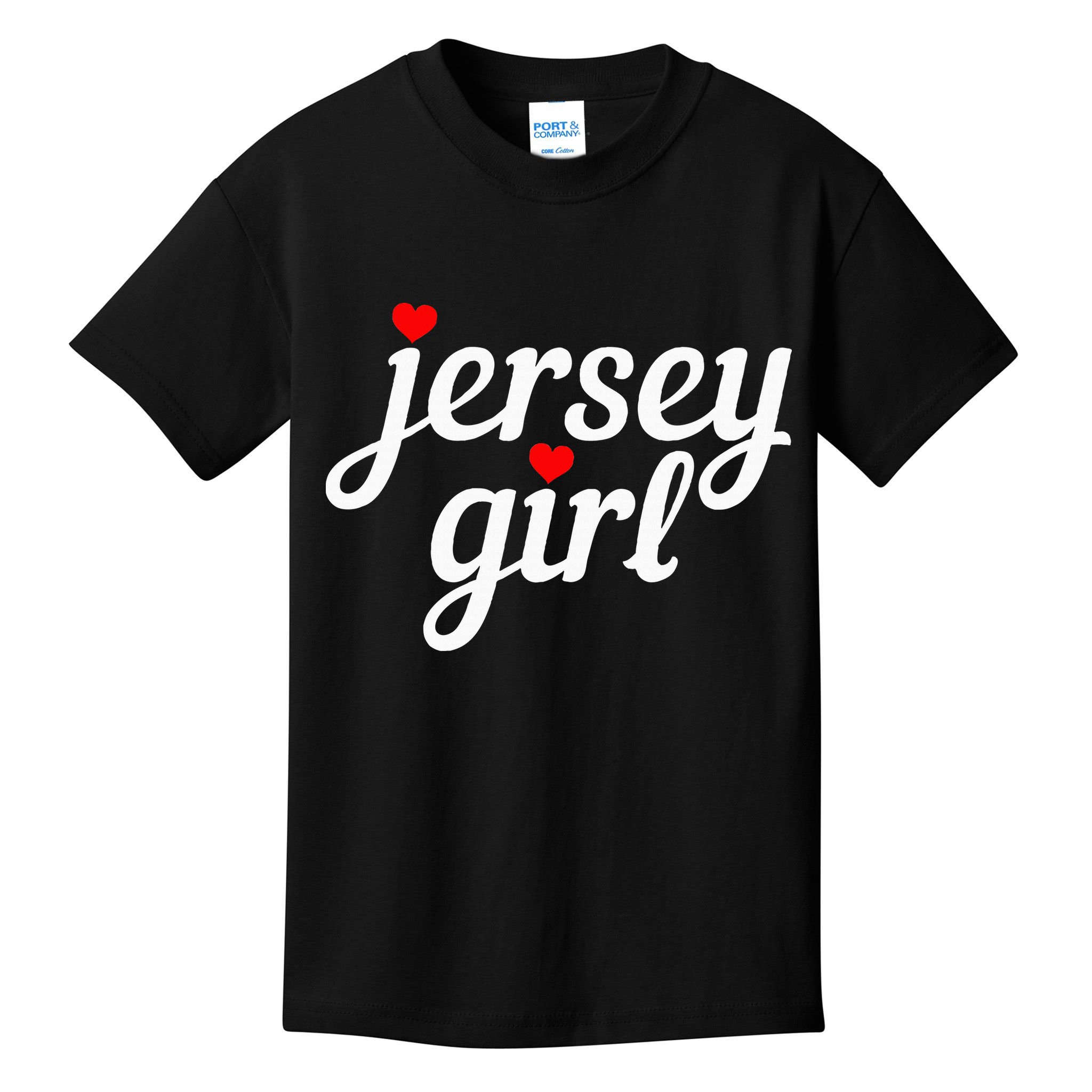 Jersey Girl New Jersey Heart Funny Cute New Jersey Pride Kids T-Shirt