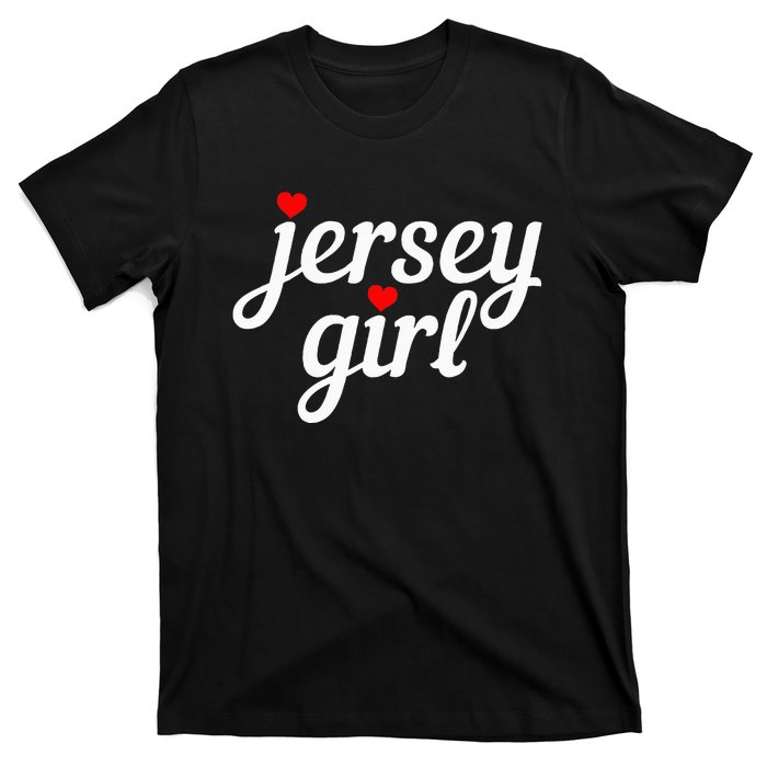 Jersey Girl New Jersey Heart T-Shirt