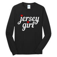 Jersey Girl New Jersey Heart Tall Long Sleeve T-Shirt