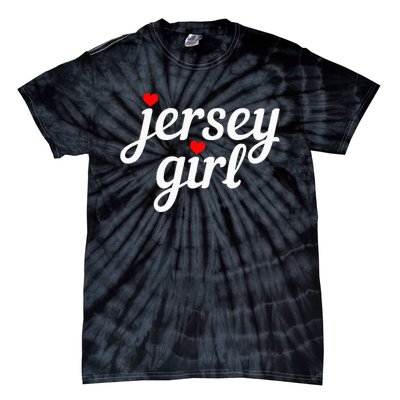 Jersey Girl New Jersey Heart Tie-Dye T-Shirt