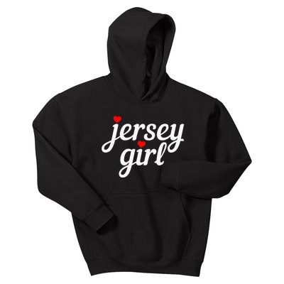 Jersey Girl New Jersey Heart Kids Hoodie