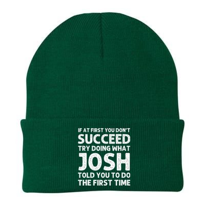 Josh Gift Name Personalized Birthday Funny Christmas Joke Knit Cap Winter Beanie