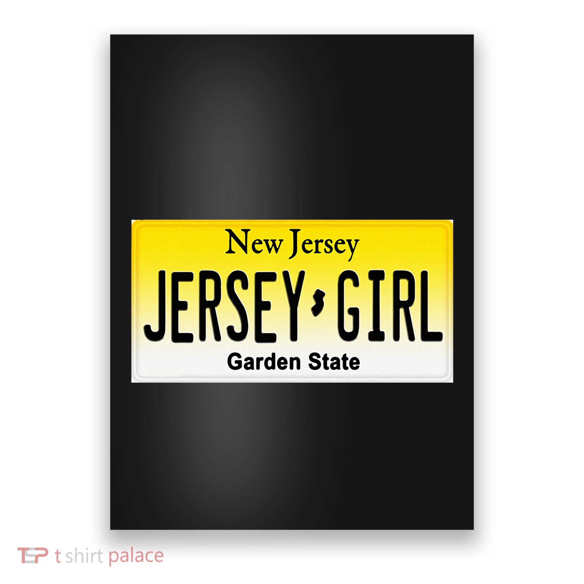 Jersey Girl New Jersey License Plate Poster
