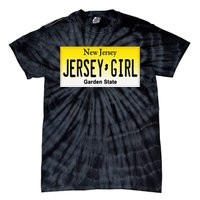 Jersey Girl New Jersey License Plate Tie-Dye T-Shirt