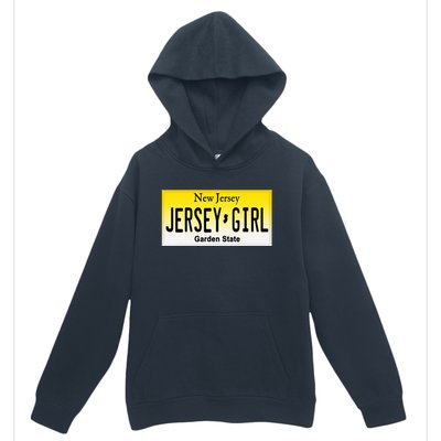 Jersey Girl New Jersey License Plate Urban Pullover Hoodie