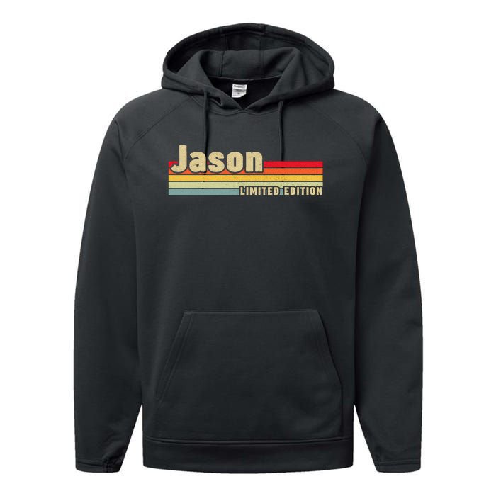 Jason Gift Name Personalized Birthday Funny Christmas Performance Fleece Hoodie