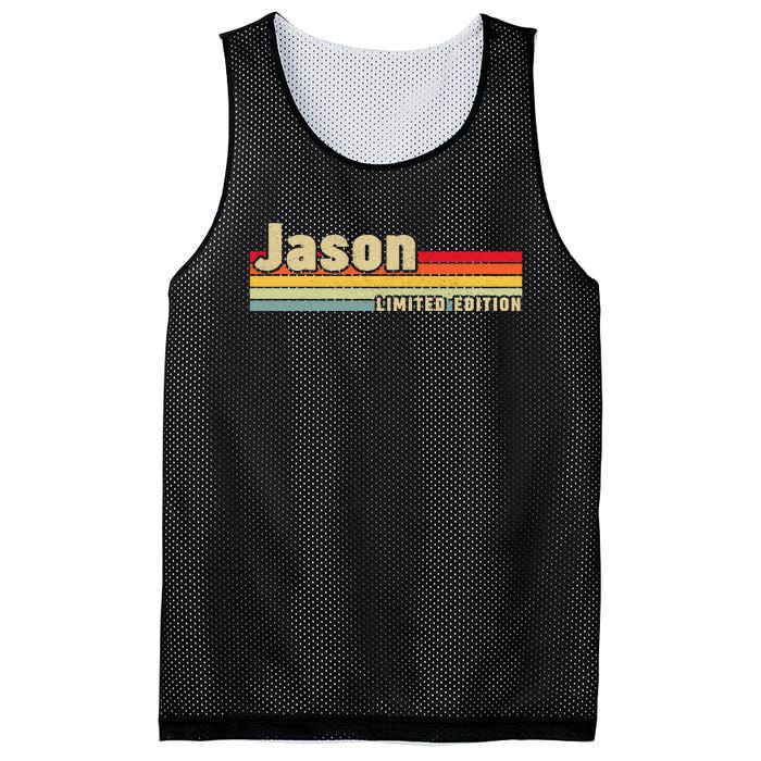 Jason Gift Name Personalized Birthday Funny Christmas Mesh Reversible Basketball Jersey Tank