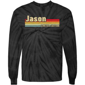 Jason Gift Name Personalized Birthday Funny Christmas Tie-Dye Long Sleeve Shirt