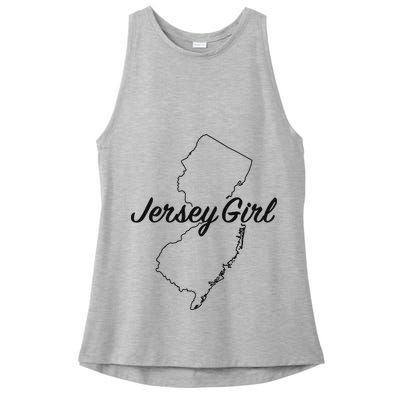 Jersey Girl New Jersey Ladies PosiCharge Tri-Blend Wicking Tank