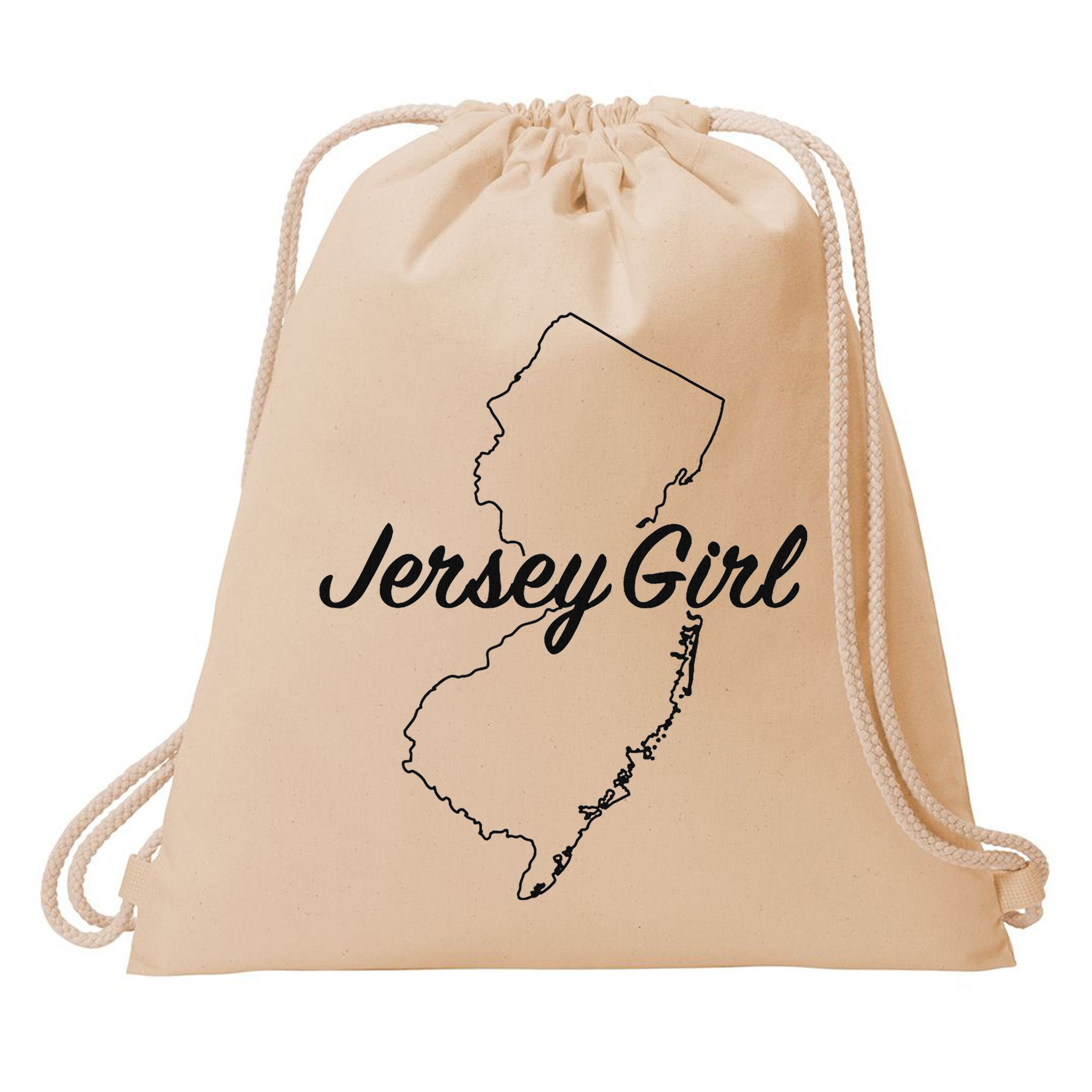 Jersey Girl New Jersey Drawstring Bag