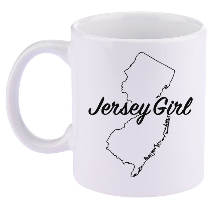Jersey Girl New Jersey 11oz C Handle Ceramic Mug