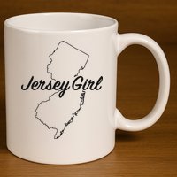 Jersey Girl New Jersey 11oz C Handle Ceramic Mug