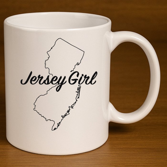 Jersey Girl New Jersey 11oz C Handle Ceramic Mug