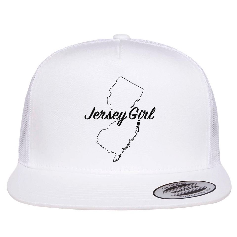 Jersey Girl New Jersey Flat Bill Trucker Hat