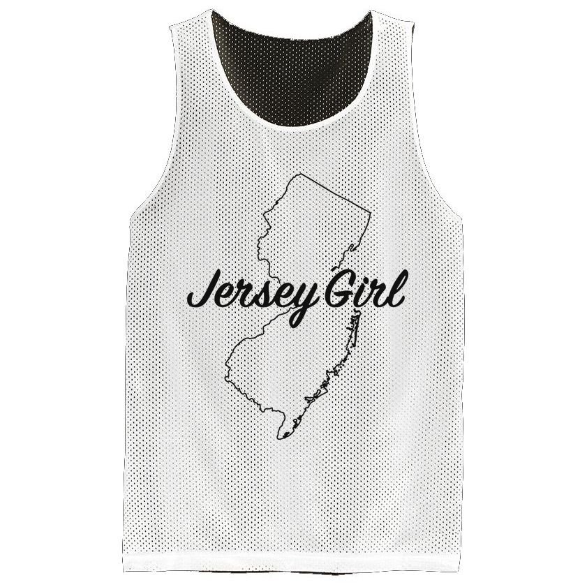 Jersey Girl New Jersey Mesh Reversible Basketball Jersey Tank