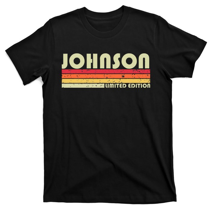 Johnson Gift Name Personalized T-Shirt