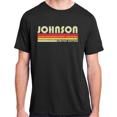 Johnson Gift Name Personalized Adult ChromaSoft Performance T-Shirt