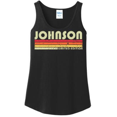 Johnson Gift Name Personalized Ladies Essential Tank