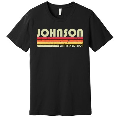 Johnson Gift Name Personalized Premium T-Shirt