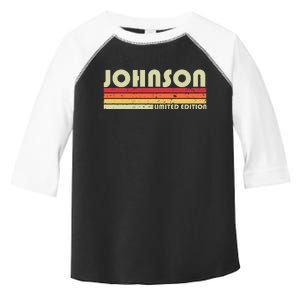 Johnson Gift Name Personalized Toddler Fine Jersey T-Shirt