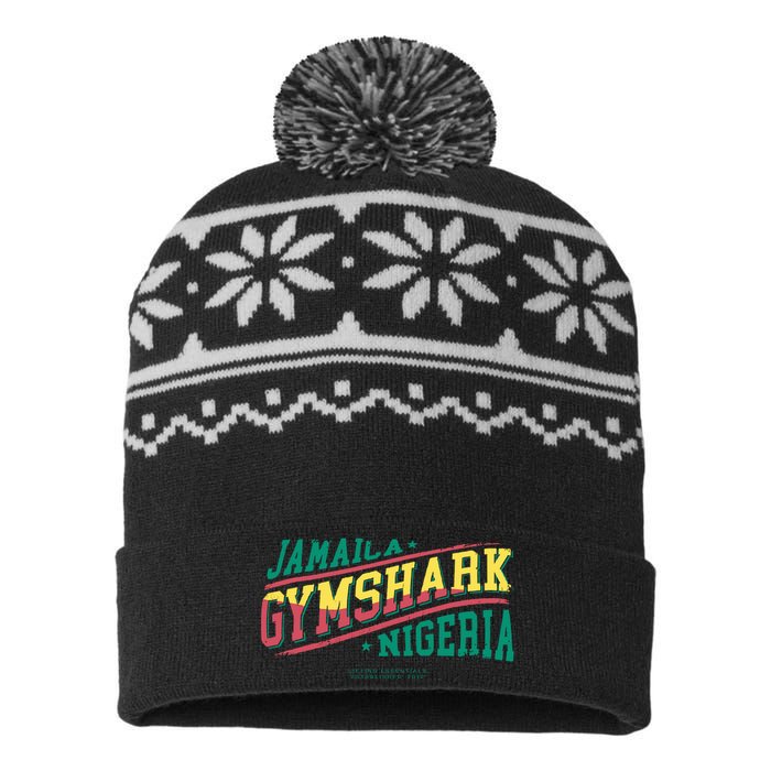 Jamaica Gymshark Nigeria Indiyah And Dami X Graphic USA-Made Snowflake Beanie