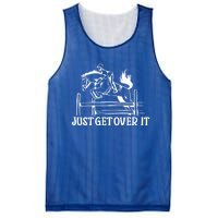 Just Get Over It Gift Funny Equestrian Horseback Riding Gift Mesh Reversible Basketball Jersey Tank