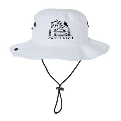 Just Get Over It Cool Gift Funny Equestrian Horseback Riding Gift Legacy Cool Fit Booney Bucket Hat