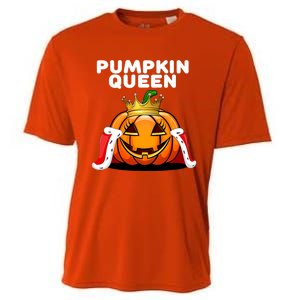 Jackolantern Gift Pumpkin Costume Halloween Pumpkin Queen Gift Cooling Performance Crew T-Shirt