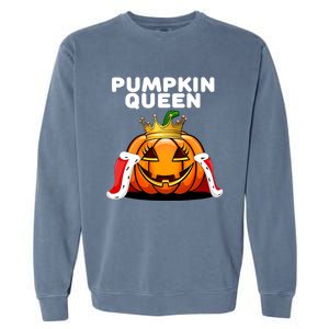 Jackolantern Gift Pumpkin Costume Halloween Pumpkin Queen Gift Garment-Dyed Sweatshirt