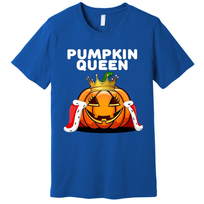 Jackolantern Gift Pumpkin Costume Halloween Pumpkin Queen Gift Premium T-Shirt