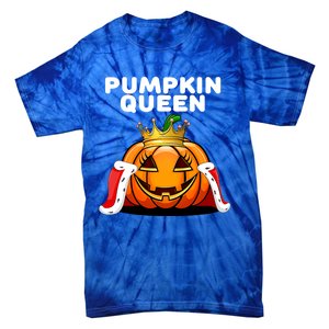 Jackolantern Gift Pumpkin Costume Halloween Pumpkin Queen Gift Tie-Dye T-Shirt