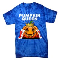 Jackolantern Gift Pumpkin Costume Halloween Pumpkin Queen Gift Tie-Dye T-Shirt