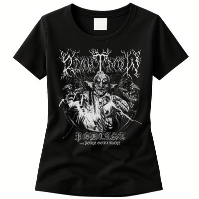 John Goblikon Podcast Right Now Womens T-Shirt