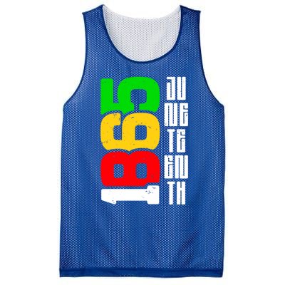 Juneteenth Gamer Pause My Game To Celebrate Juneteenth Funny Gift Mesh Reversible Basketball Jersey Tank