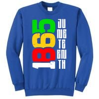 Juneteenth Gamer Pause My Game To Celebrate Juneteenth Funny Gift Tall Sweatshirt