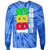 Juneteenth Gamer Pause My Game To Celebrate Juneteenth Funny Gift Tie-Dye Long Sleeve Shirt