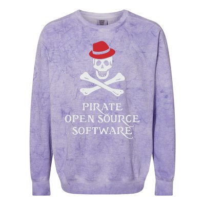 Jeff Geerling Pirate Open Source Software Colorblast Crewneck Sweatshirt