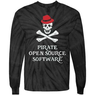 Jeff Geerling Pirate Open Source Software Tie-Dye Long Sleeve Shirt