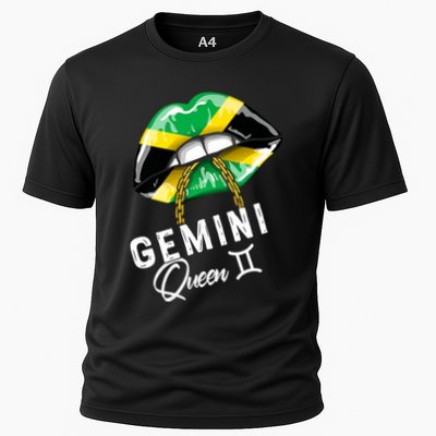Jamaica Gemini Queen Zodiac Birthday Jamaican Lips Performance Shirt